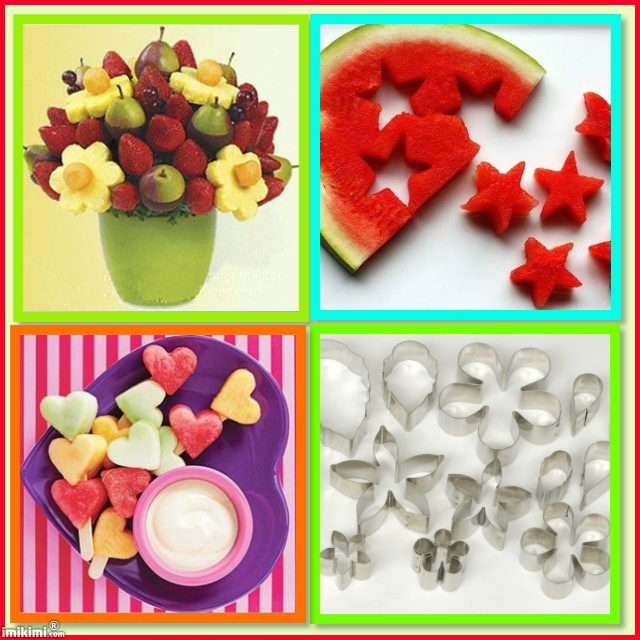 Fruit cutters for edible arrangements